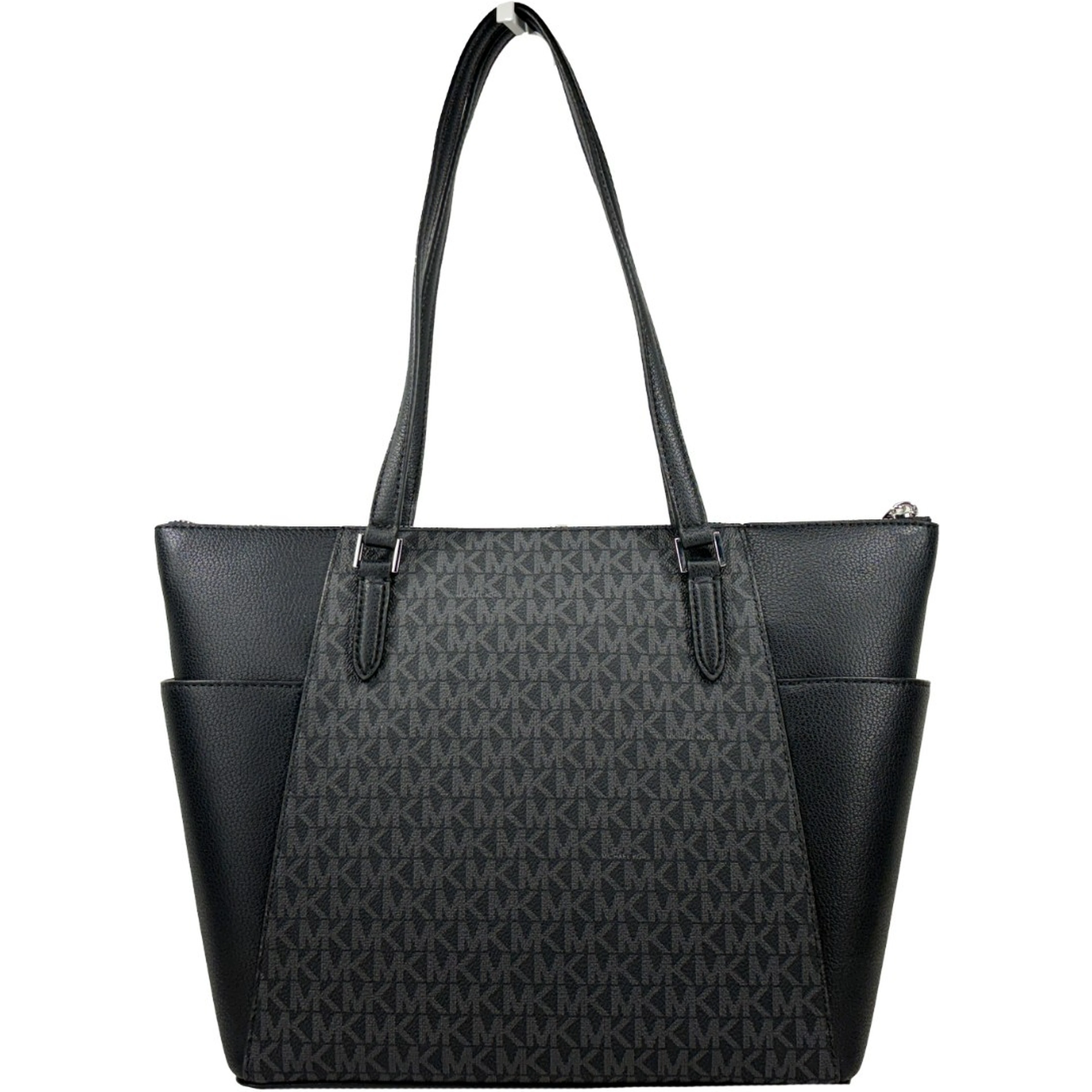Michael Kors Charlotte Leather Top Zip Tote Bag