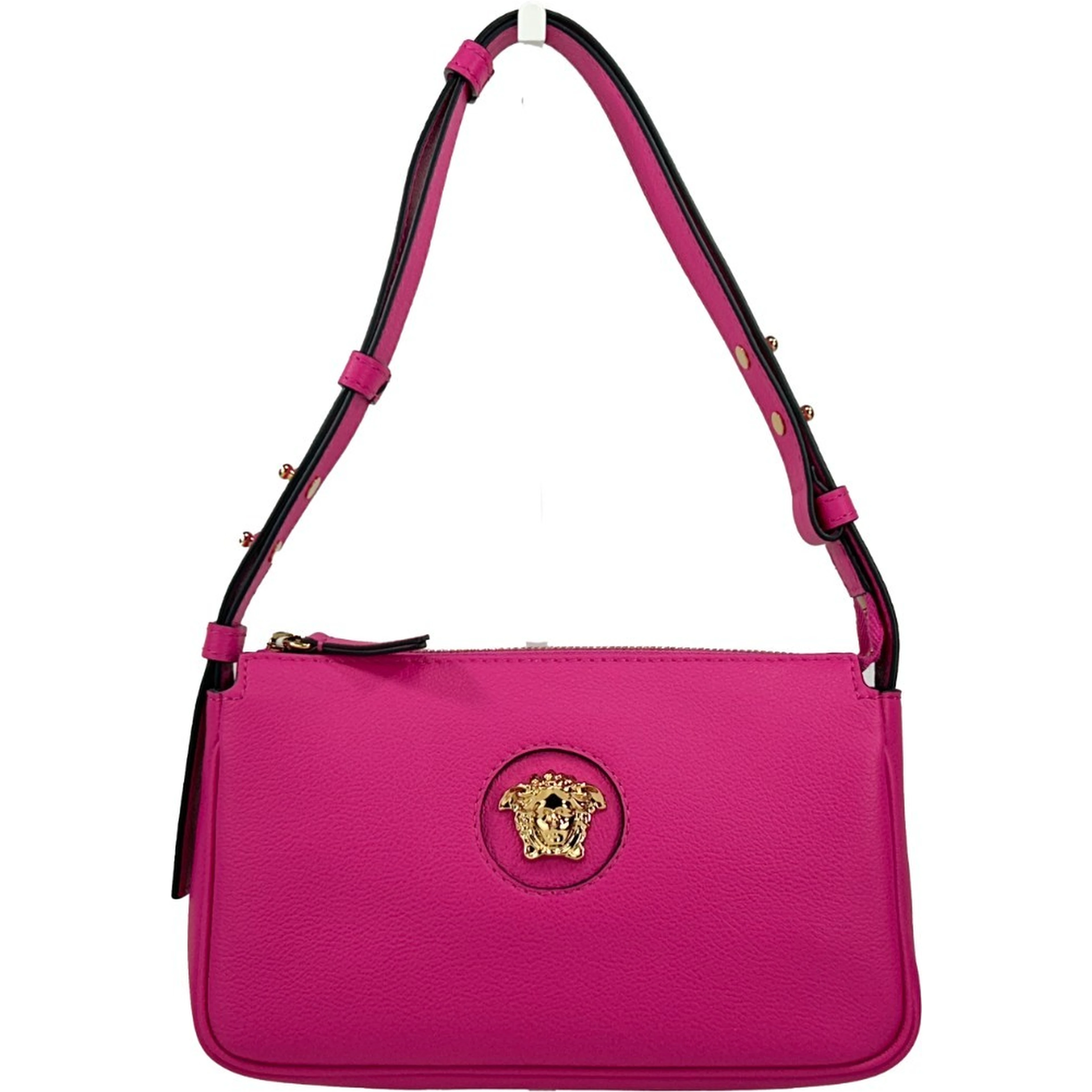 Versace La Medusa Vitello Shoulder Bag Purse