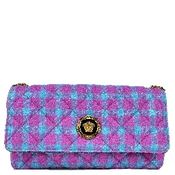 Versace Wool Lurex Medium Shoulder Crossbody Bag