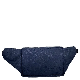 Versace Medusa Navy Nylon Belt Bag Waist Fanny Pack Purse