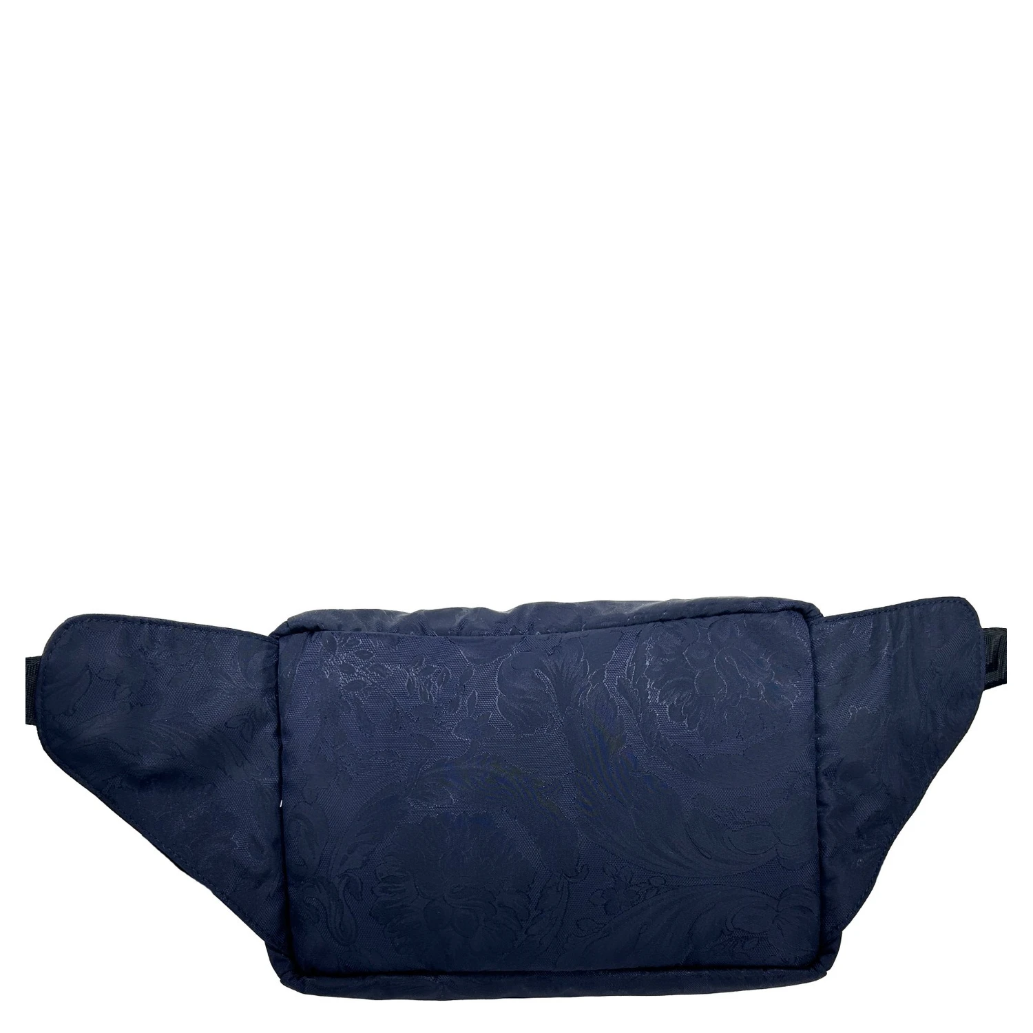 Versace Medusa Navy Nylon Belt Bag Waist Fanny Pack Purse
