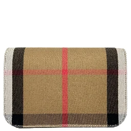 Burberry Small Leather Madison Crossbody Check Bag