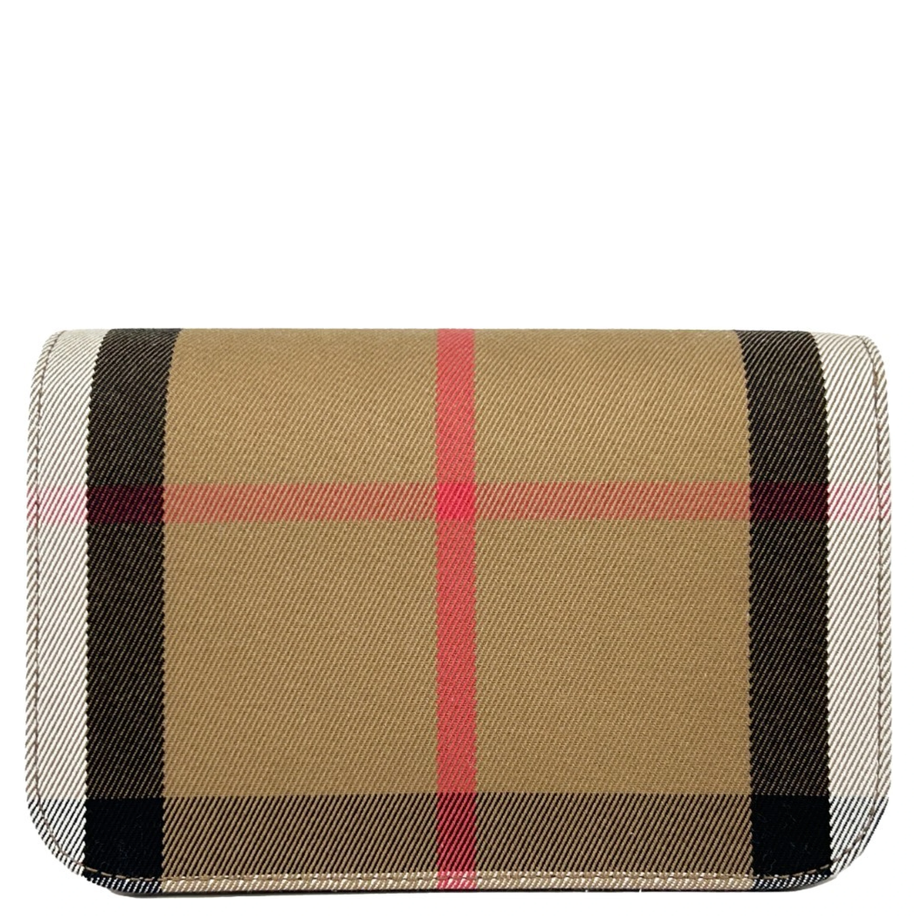 Burberry Small Leather Madison Crossbody Check Bag