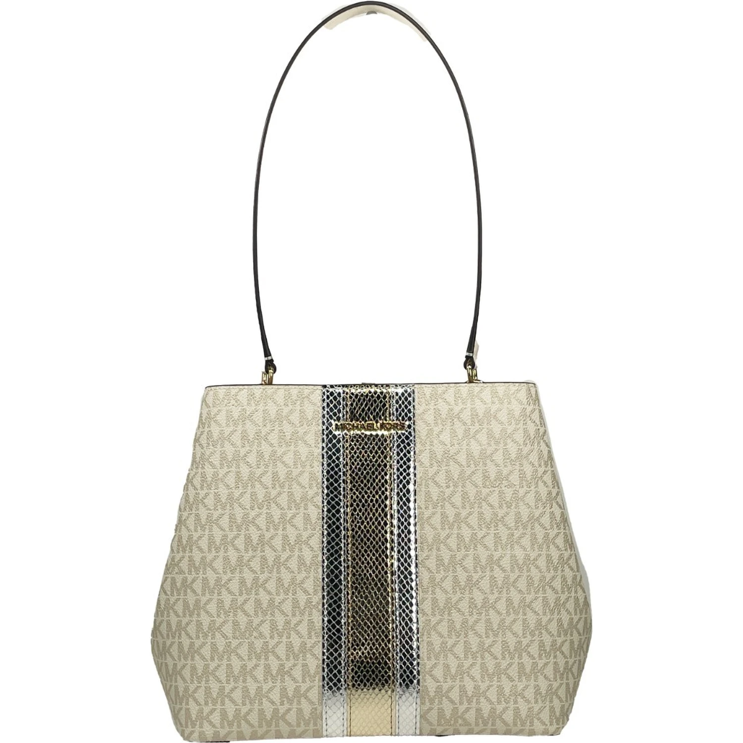 Michael Kors Medium Pratt Bucket Shoulder Bag Purse