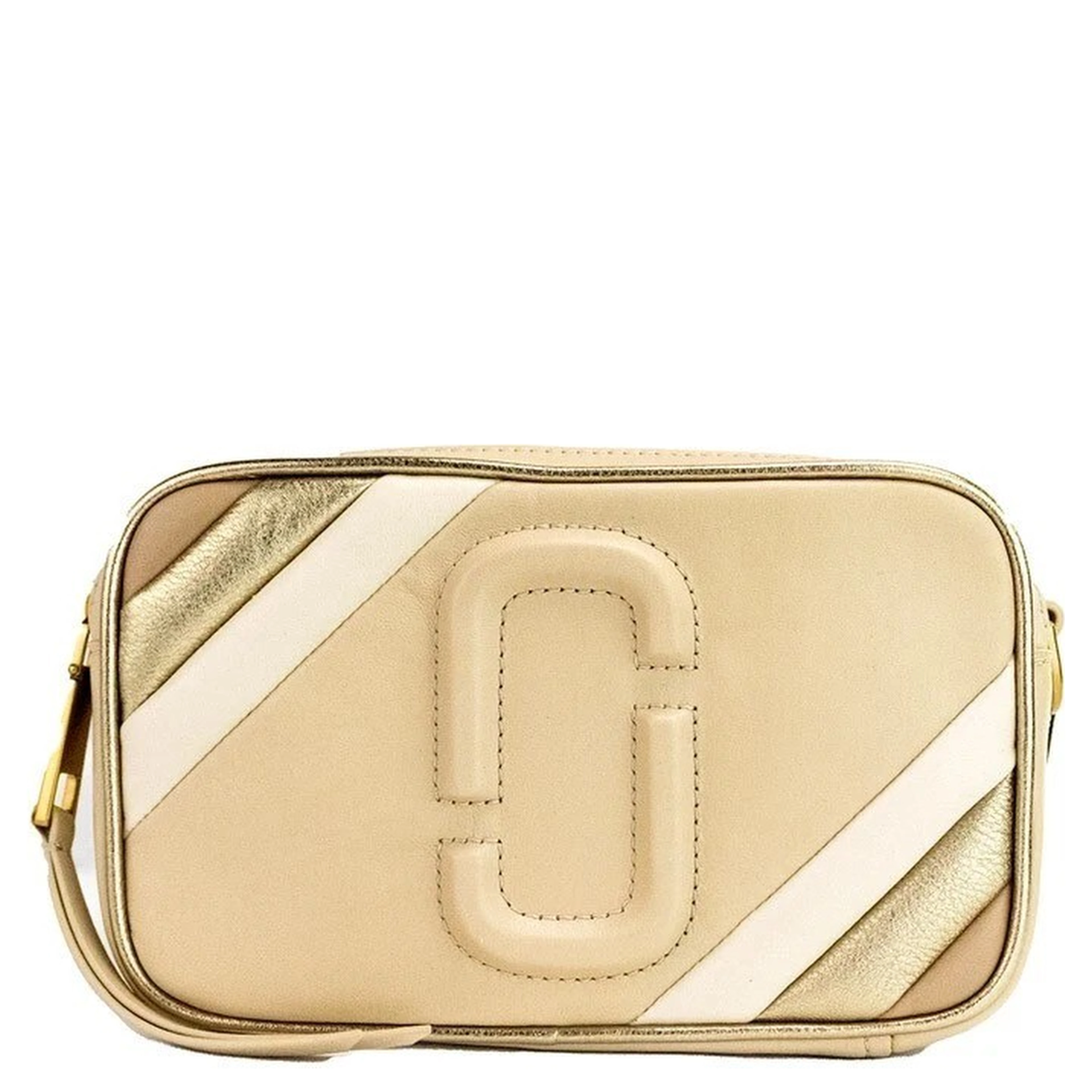 Marc Jacobs The Moto Shot 21 Curds Leather Camera Crossbody Purse Bag