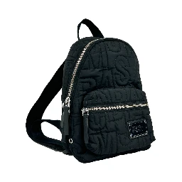 Marc Jacobs Small Black Quilted Backpack Bookbag