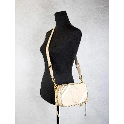 Marc Jacobs The Moto Shot 21 Curds Leather Camera Crossbody Purse Bag