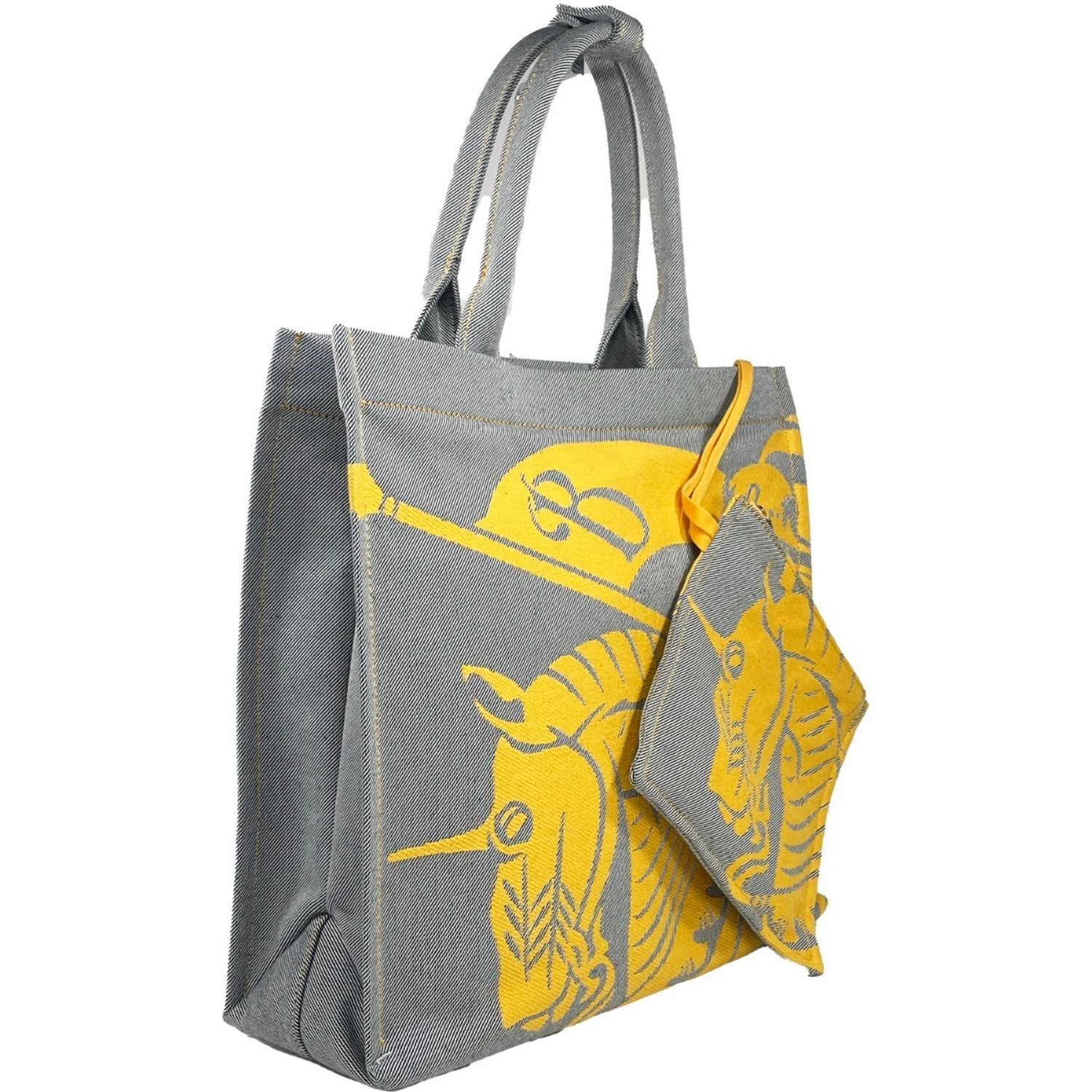 Burberry EKD Canvas Tote Bag With Coin Pouch