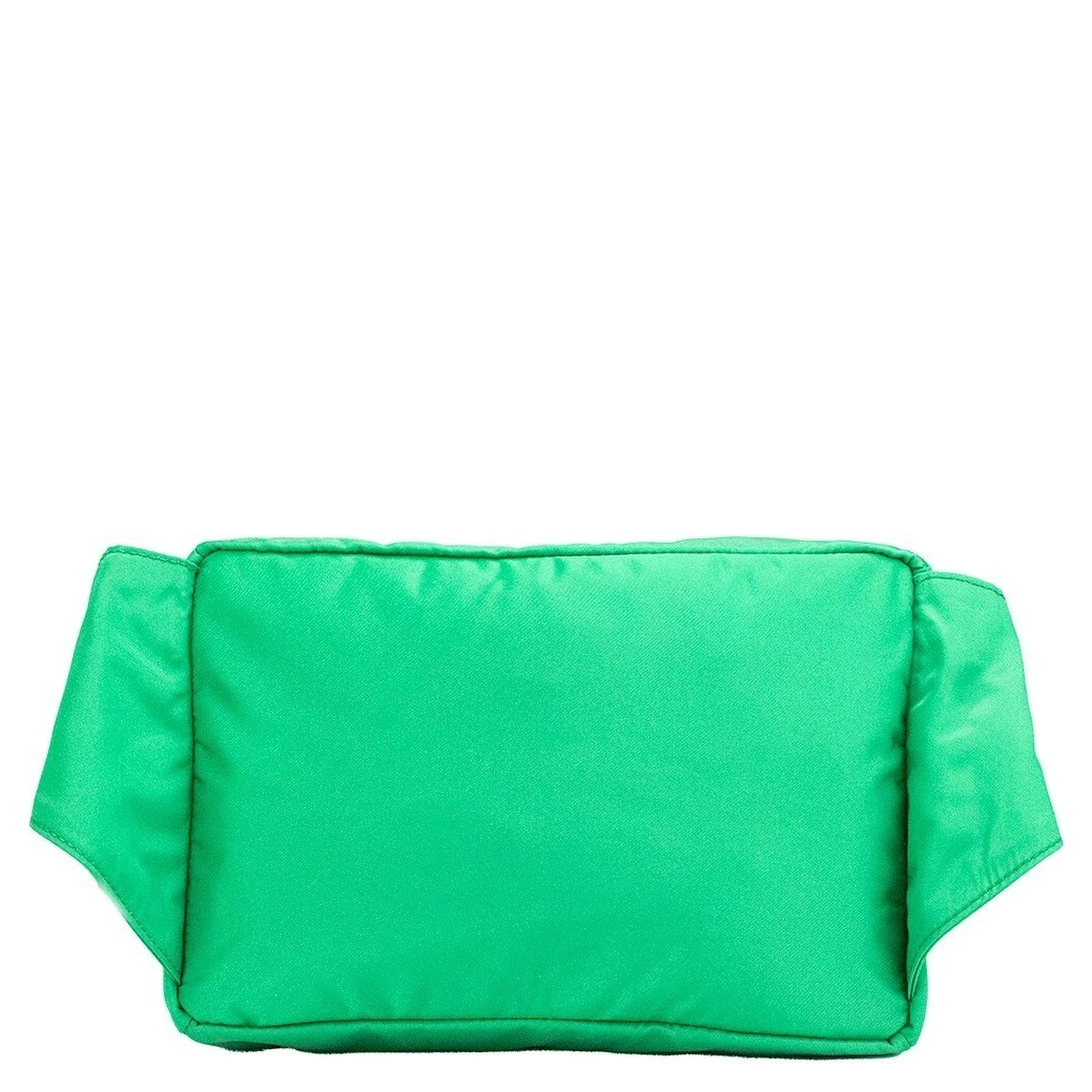 Versace Small Bright Green Nylon Matte Medusa Belt Bag Waist Fanny Pack Purse