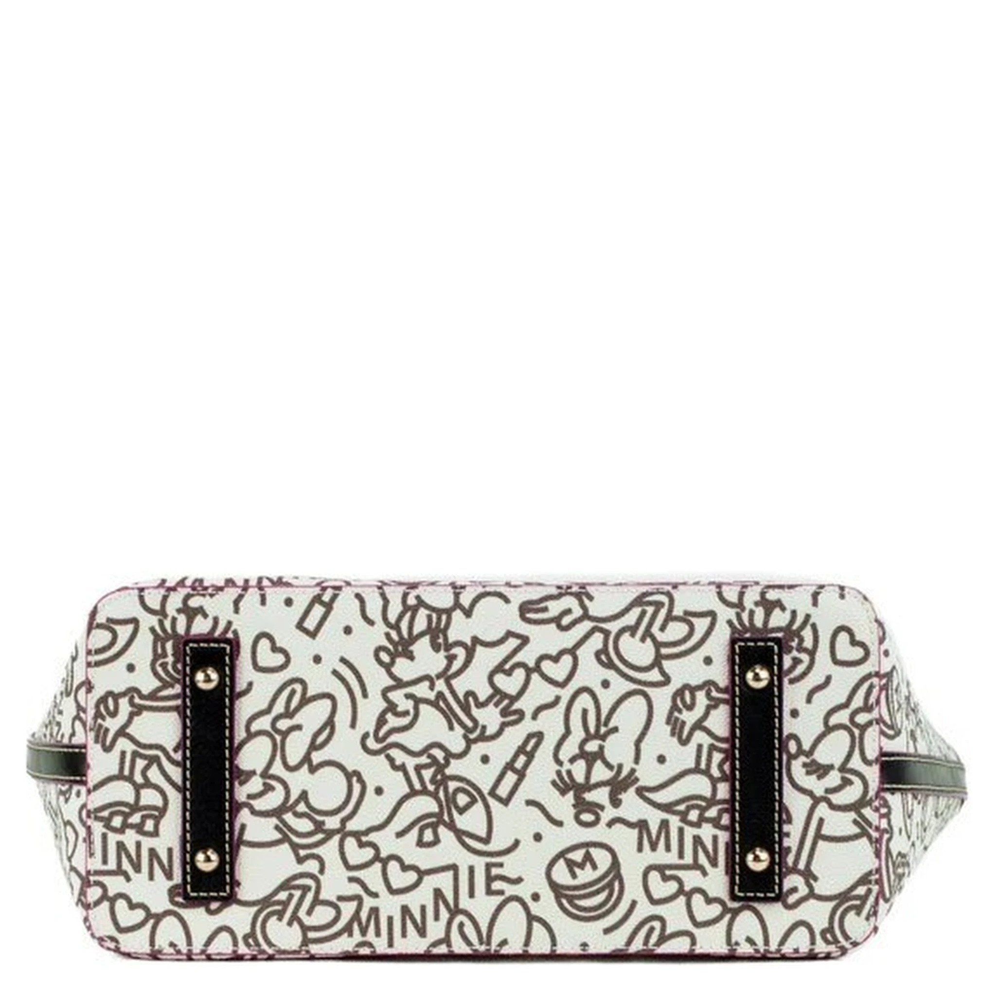Dooney & Bourke Disney Medium Minnie Mouse Line Art Coated Cotton Tote Handbag