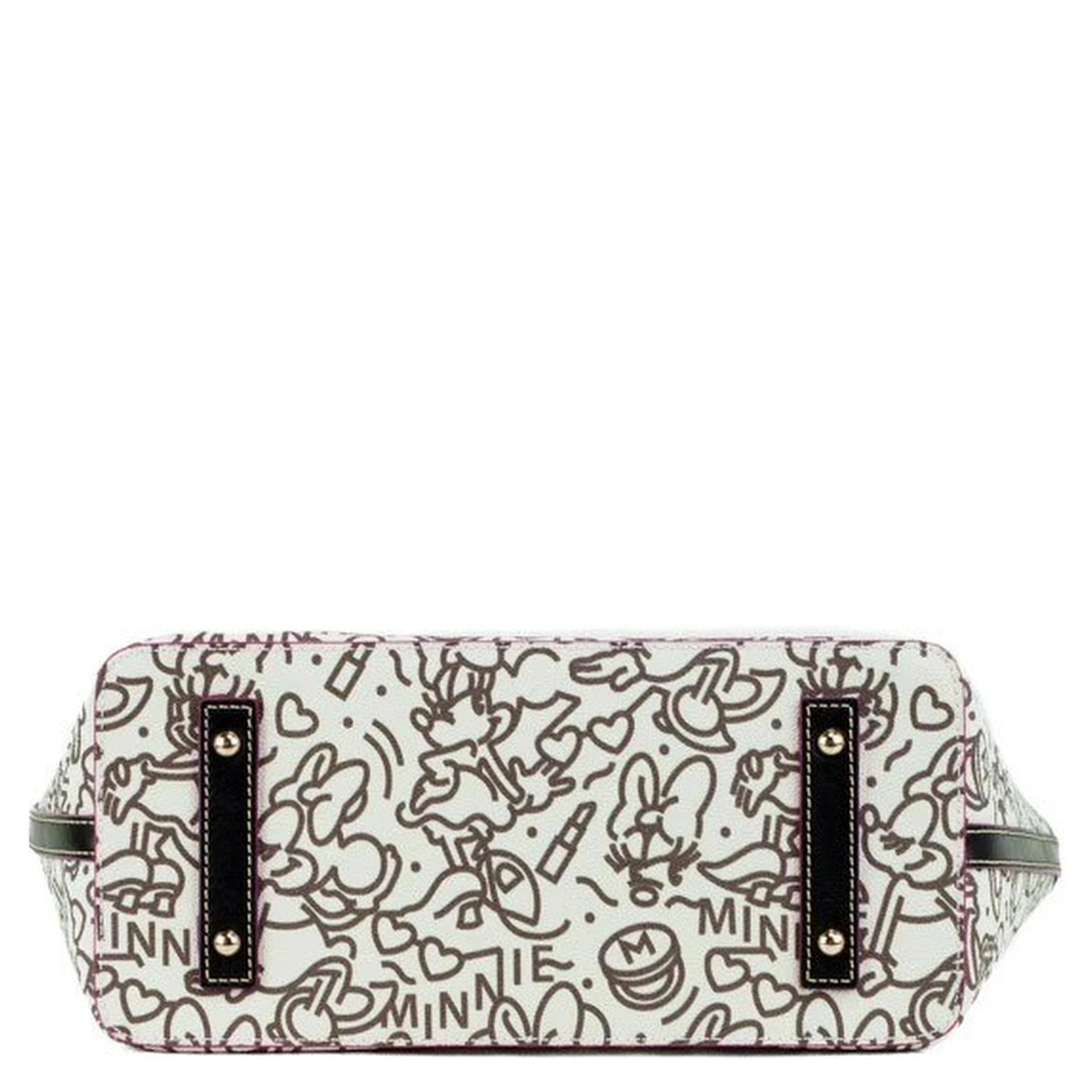 Dooney & Bourke Disney Medium Minnie Mouse Line Art Coated Cotton Tote Handbag