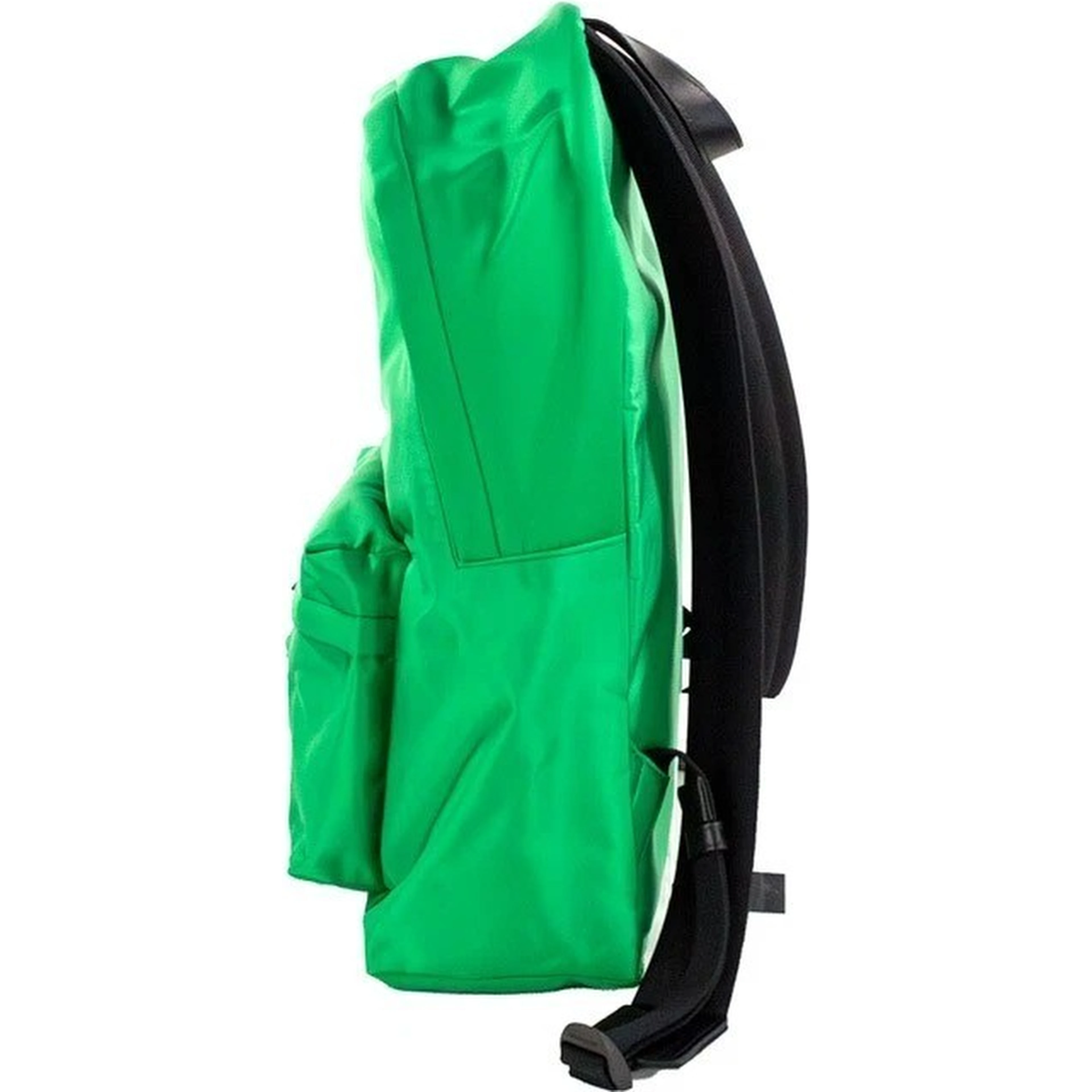 Versace Large Bright Green Nylon Fabric Medusa Shoulder Backpack Bookbag