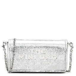 Marc Jacobs The Metallic Leather Chain Mini Bag - Silver