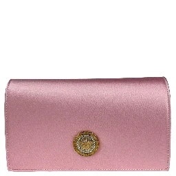Versace Medusa Crystal Satin Mini Chain Crossbody Bag Purse