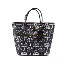 Dooney & Bourke Black Walt Disney World 50th Anniversary Leather Tote Bag