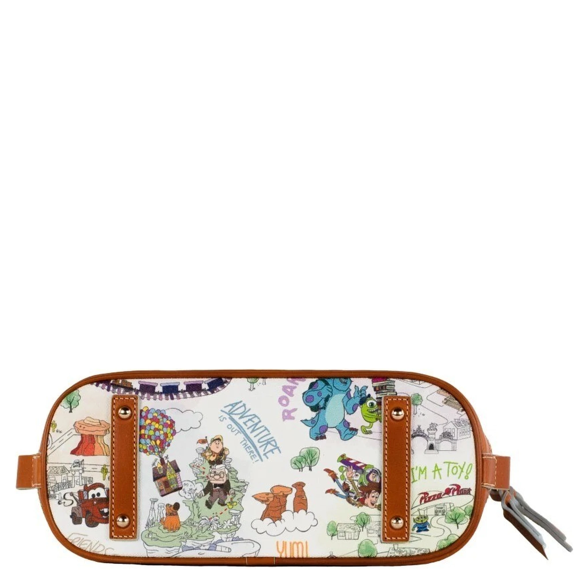 Dooney & Bourke Disney Pixar Maps Satchel Crossbody Bag Purse