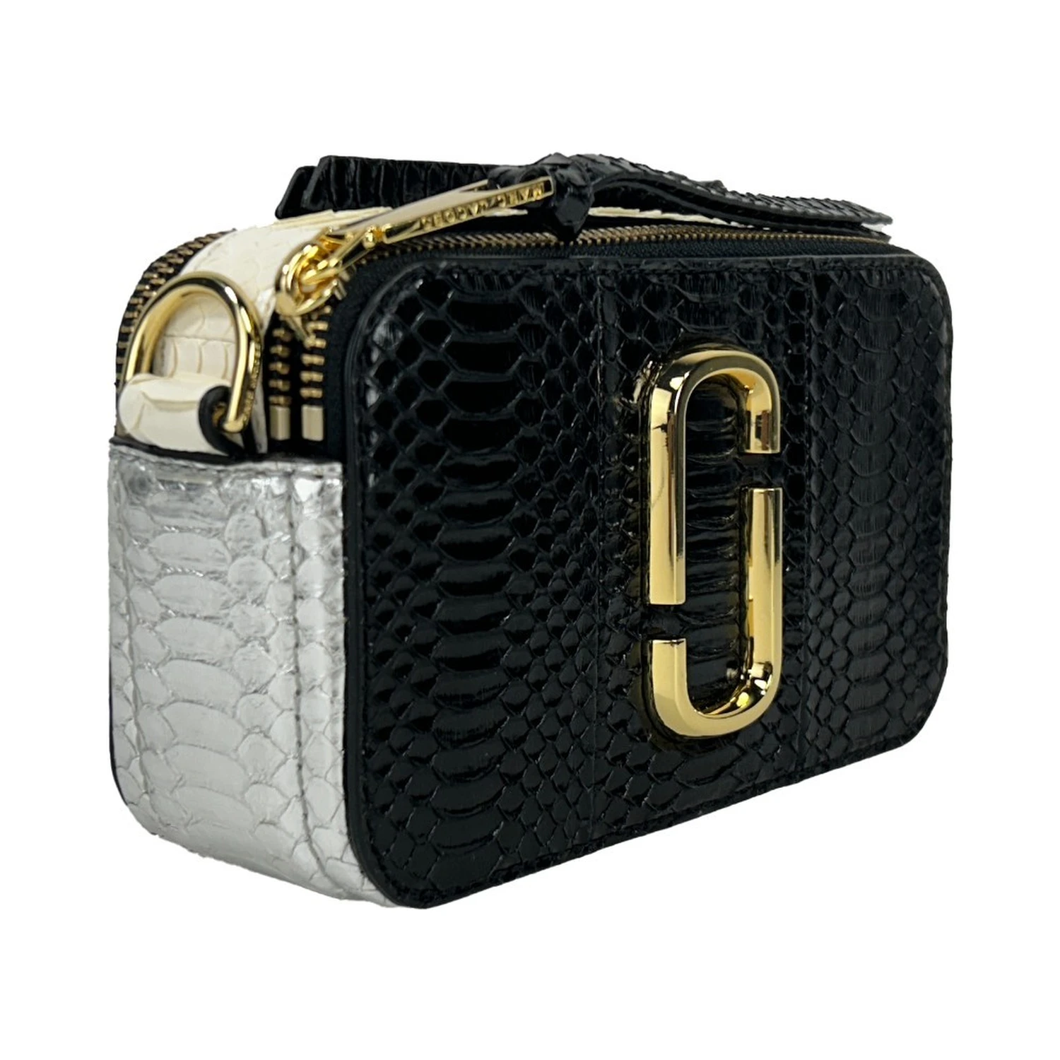 Marc Jacobs The Snapshot Snake Skin Crossbody Bag