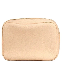 Burberry Small Branded Peach Pink Grainy Leather Camera Crossbody Bag