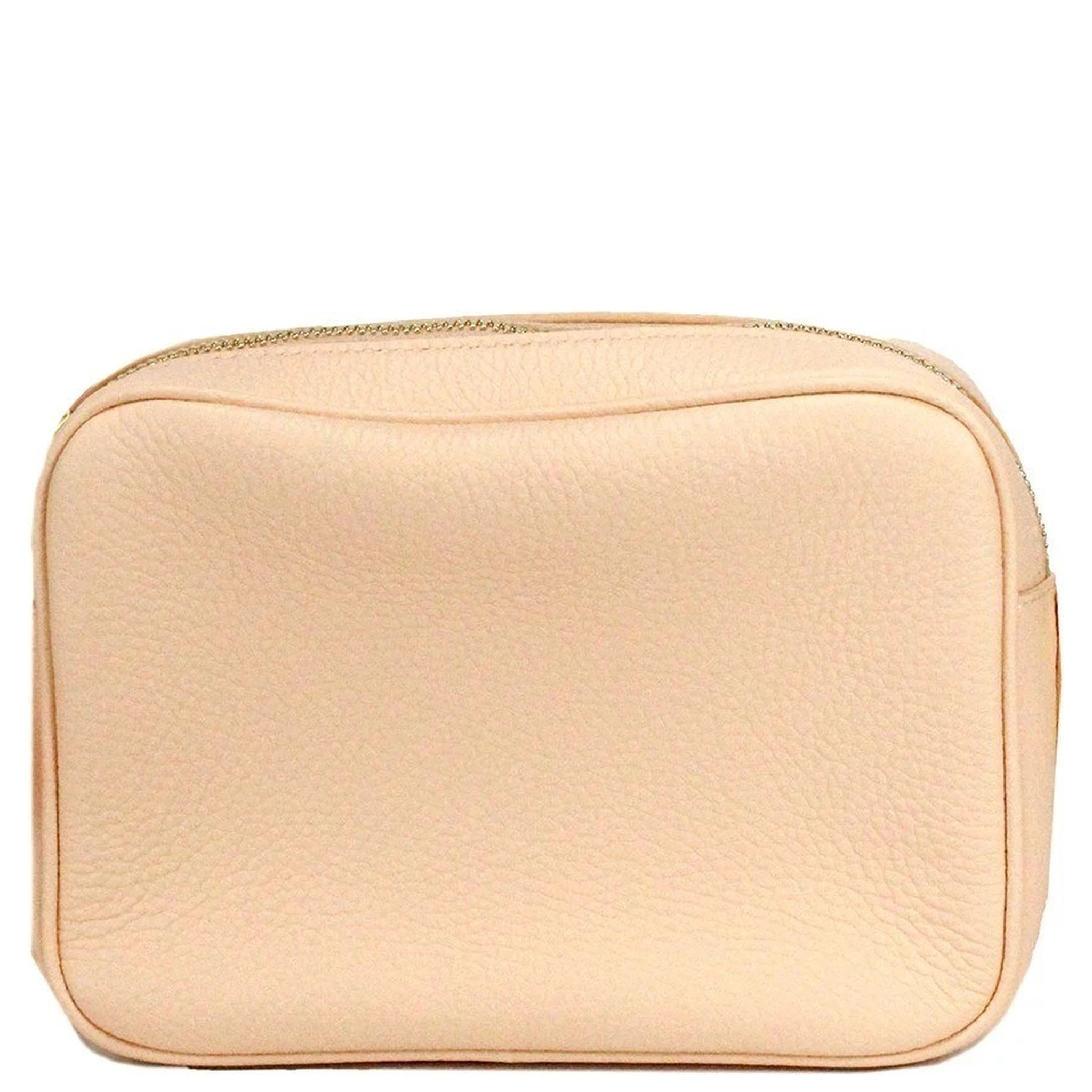 Burberry Small Branded Peach Pink Grainy Leather Camera Crossbody Bag