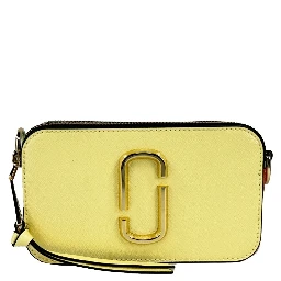 Marc Jacobs The Snapshot Crossbody Bag (Pastel Yellow Multi)