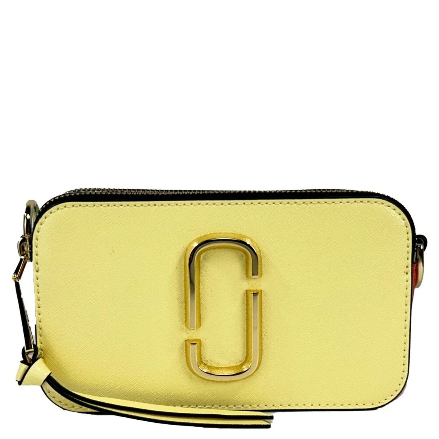 Marc Jacobs The Snapshot Crossbody Bag (Pastel Yellow Multi)