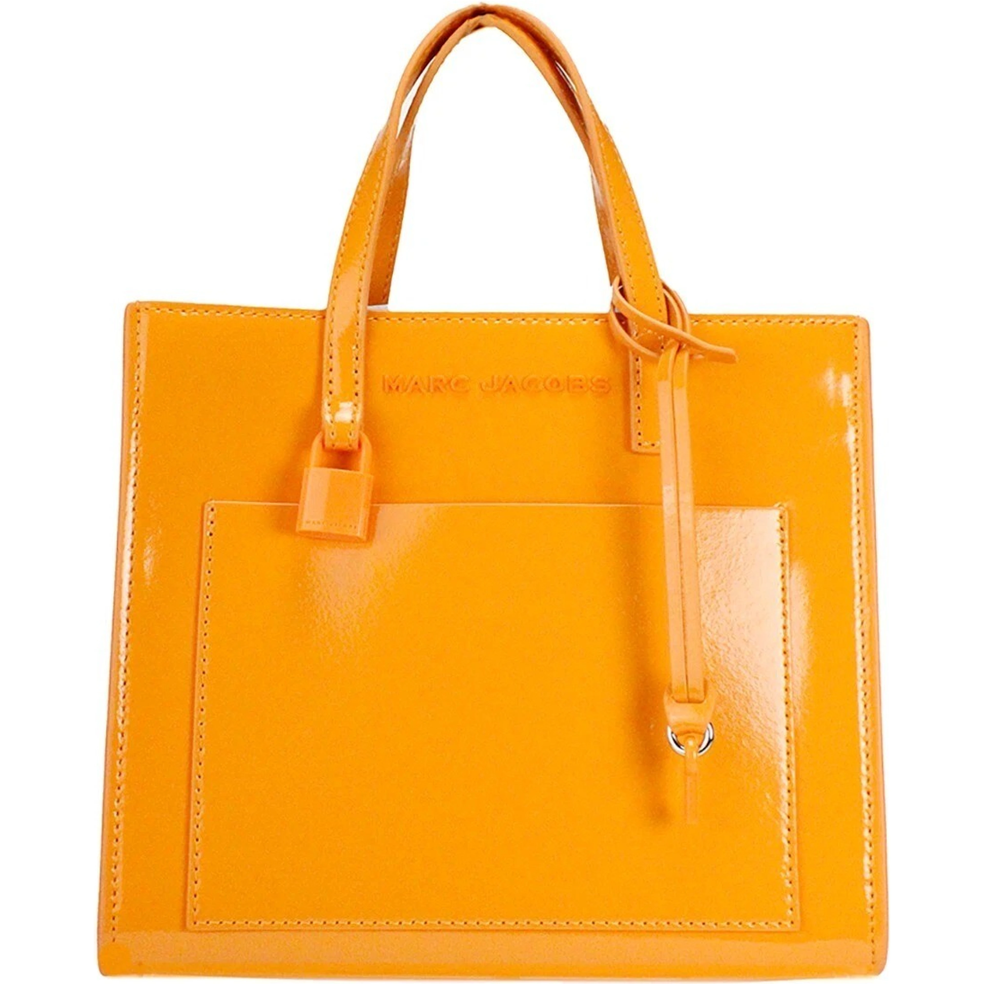 Marc Jacobs Mini Grind Scorched Patent Leather Crossbody Tote Bag Purse