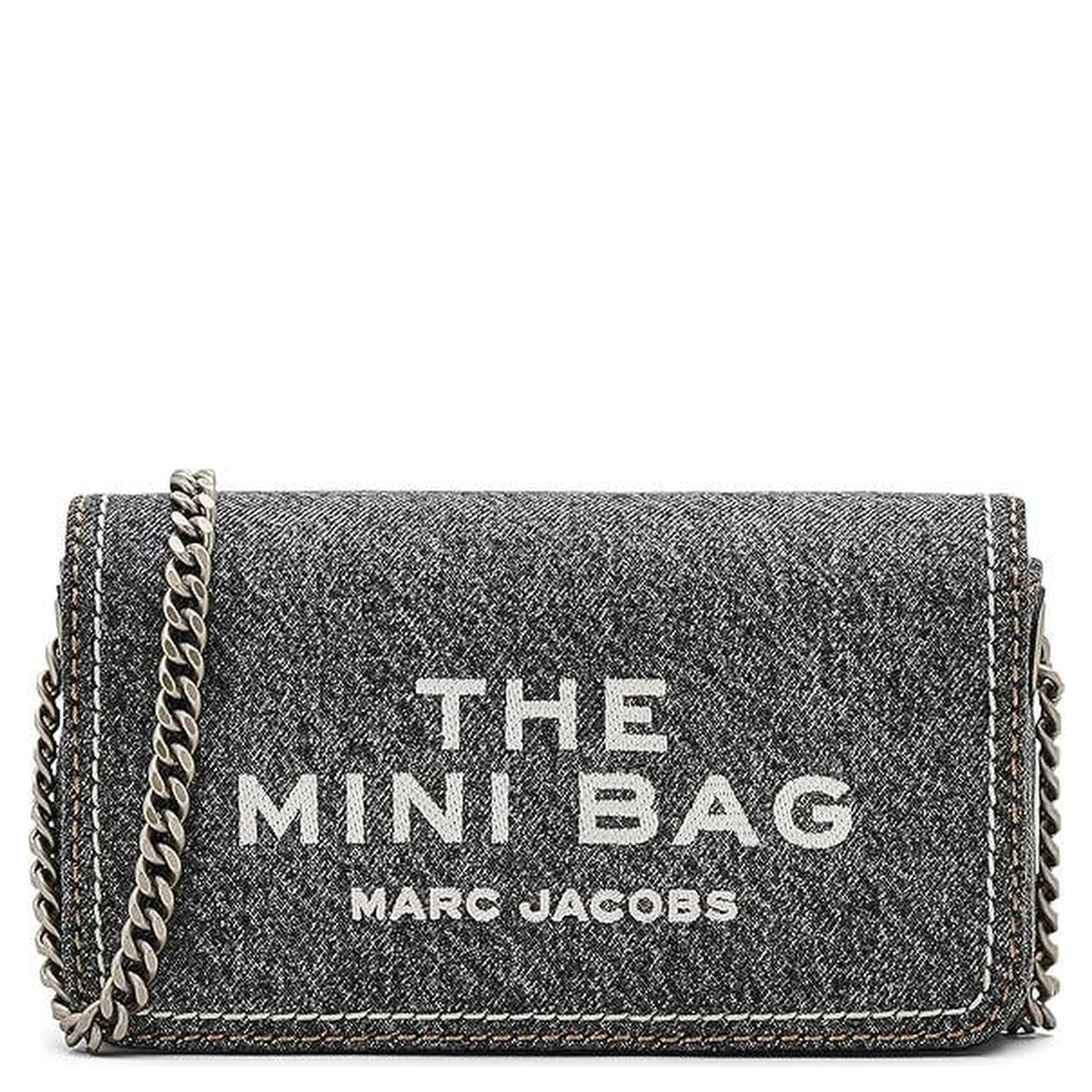 Marc Jacobs The Denim Chain Mini Bag - Black Wash