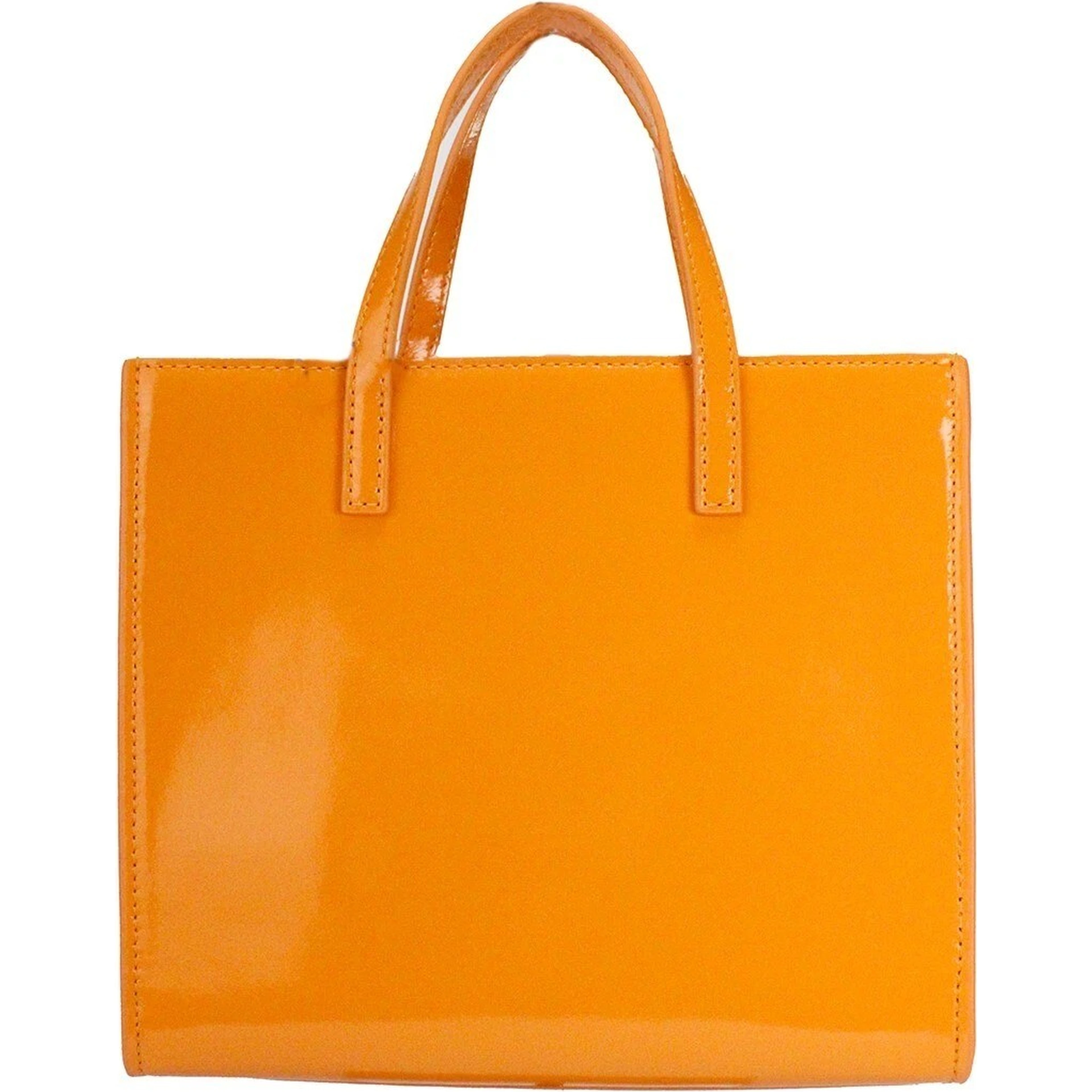 Marc Jacobs Mini Grind Scorched Patent Leather Crossbody Tote Bag Purse