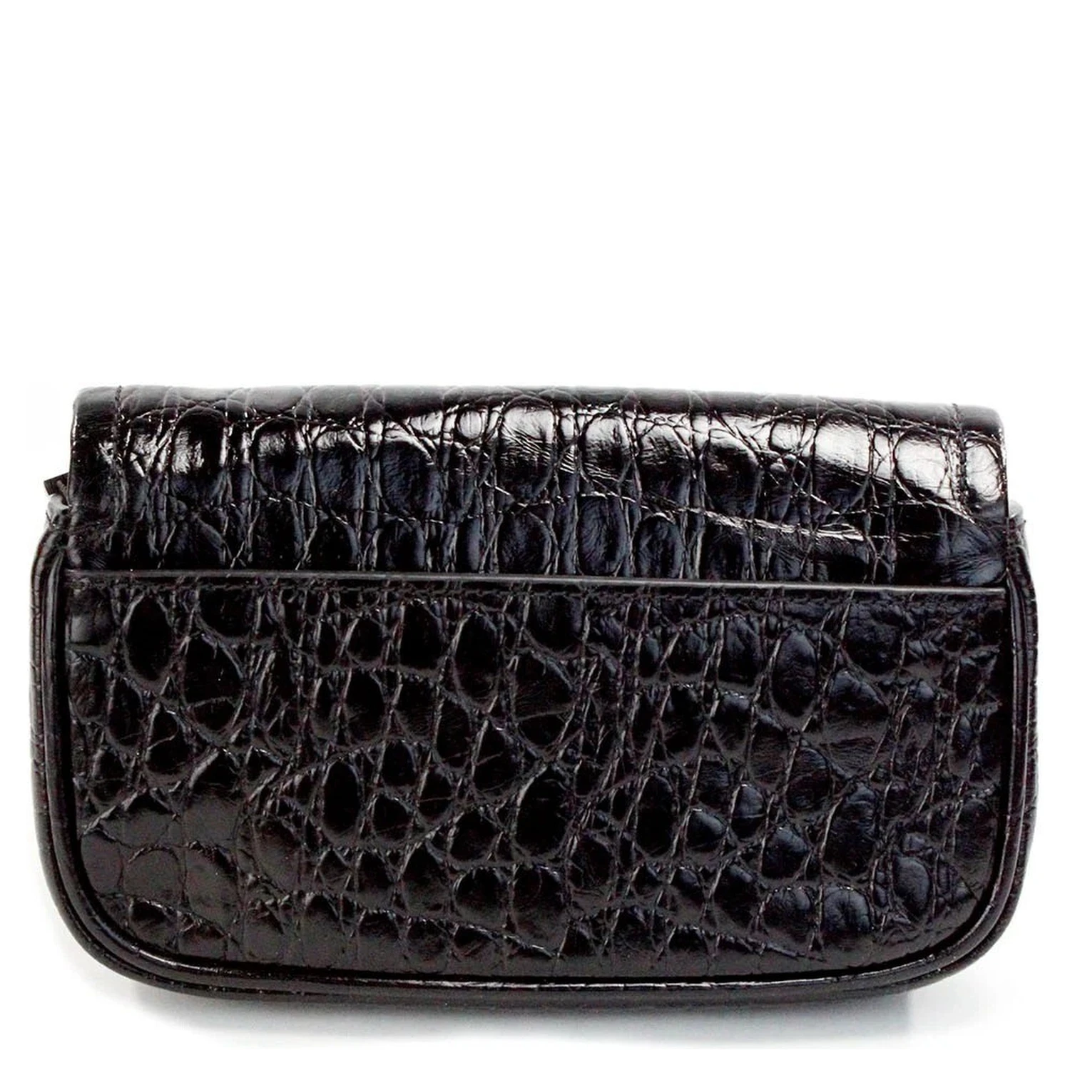 Marc Jacobs The Mini Shoulder Bag Black Embossed Leather Crossbody Bag
