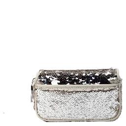 Marc Jacobs The Mini J Marc Shoulder Bag Cream Sequined Crossbody Bag