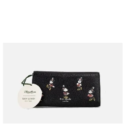 Kate Spade X Disney Black Leather Minnie Mouse Wallet Crossbody Bag