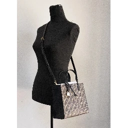 Marc Jacobs Mini Grind Signet Printed Leather Crossbody Tote Handbag Purse