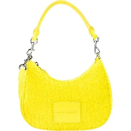 Marc Jacobs Monogram Terry Fabric Golden Kiwi Hobo Shoulder Bag Purse