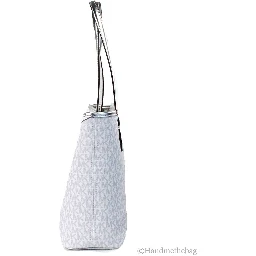 Michael Kors Jet Set Travel Girls Medium Signature Carryall Tote White MK
