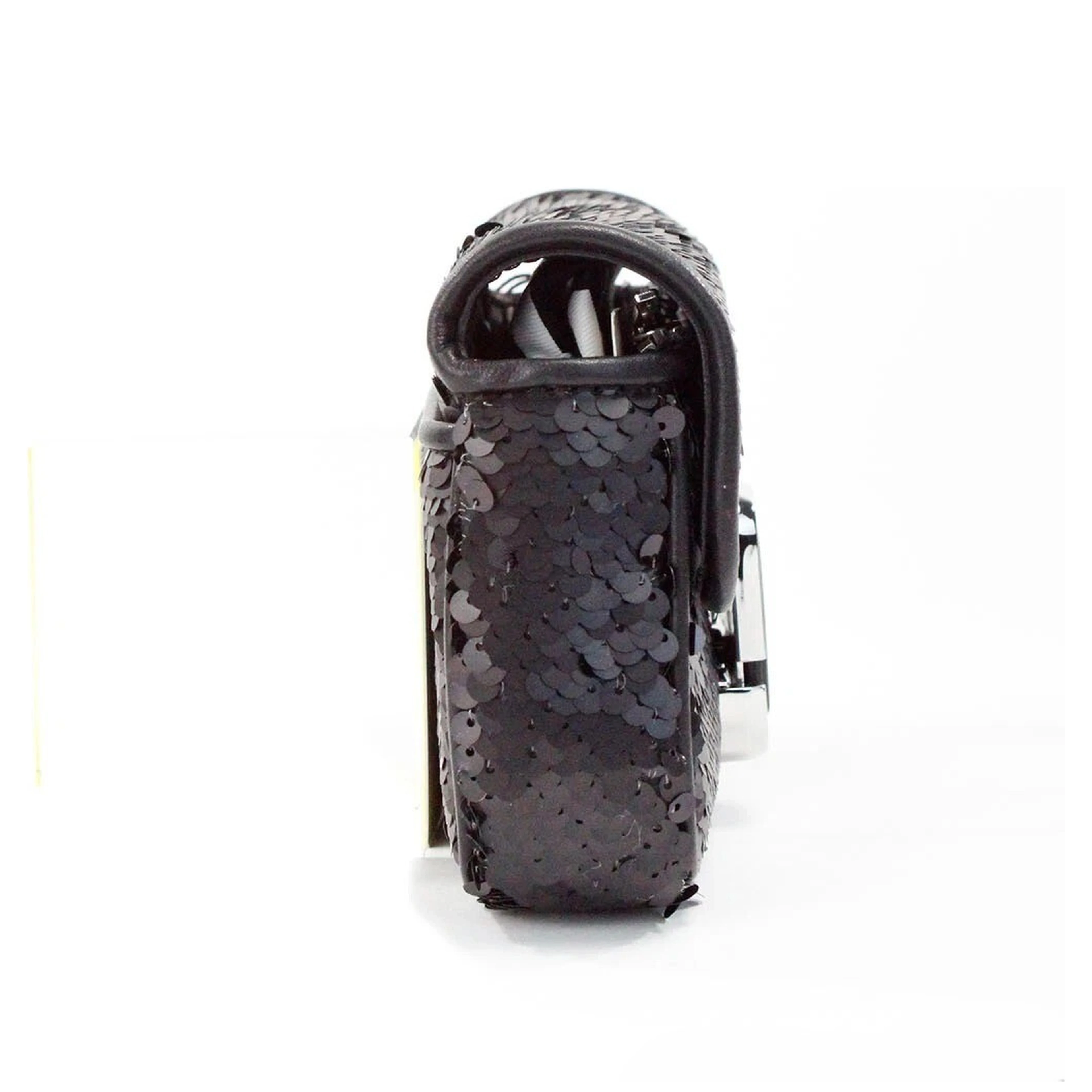 Marc Jacobs The Mini J Marc Shoulder Bag Black Sequined Crossbody Bag