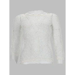 viscose net knit top