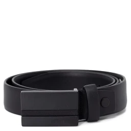 Black Leather Regular Belt