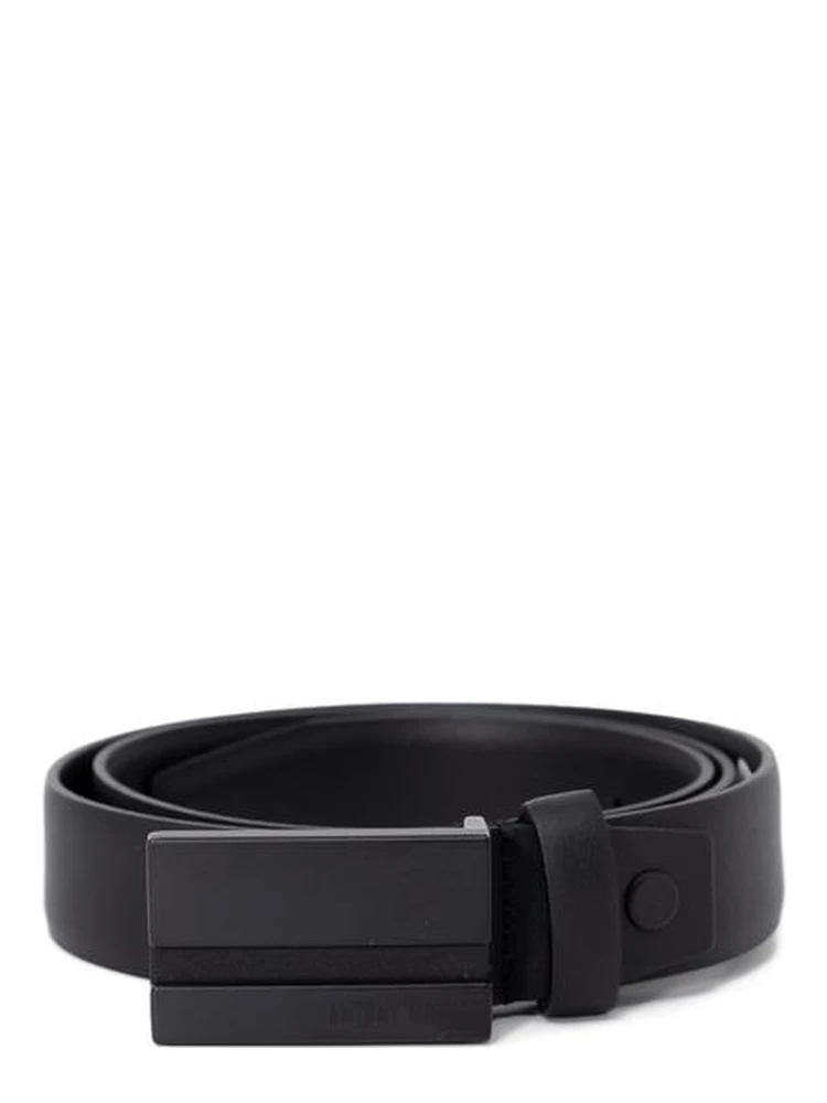 Black Leather Regular Belt