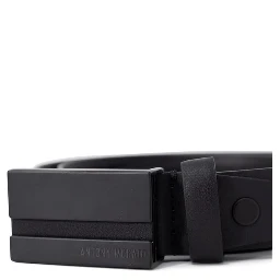 Black Leather Regular Belt