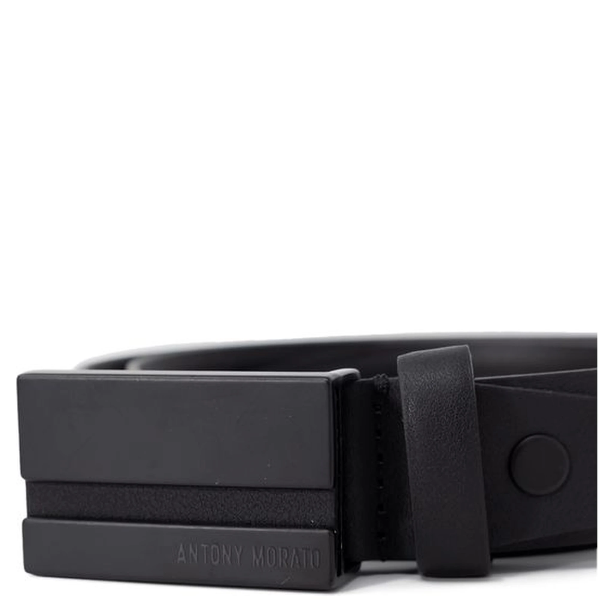 Black Leather Regular Belt