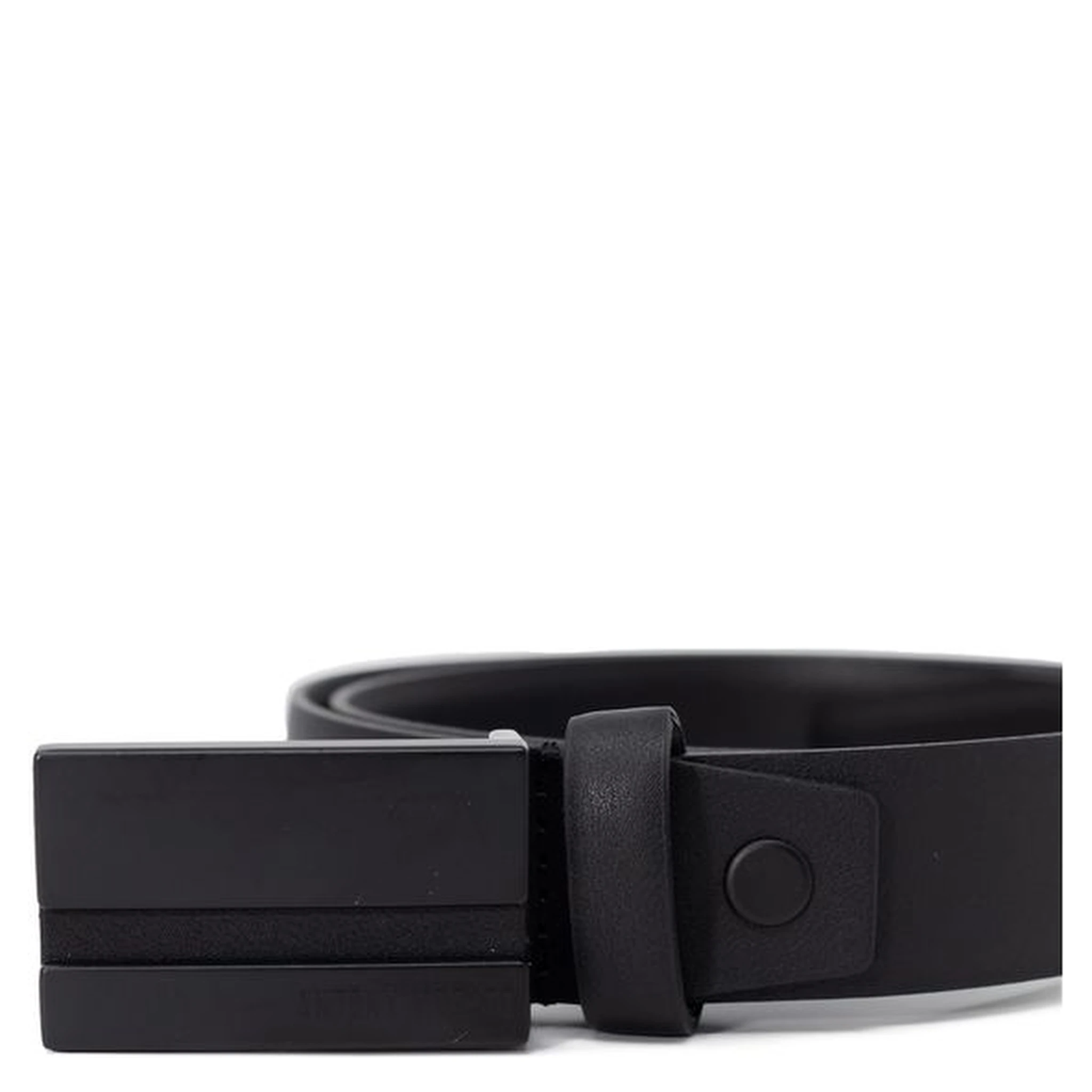 Black Leather Regular Belt