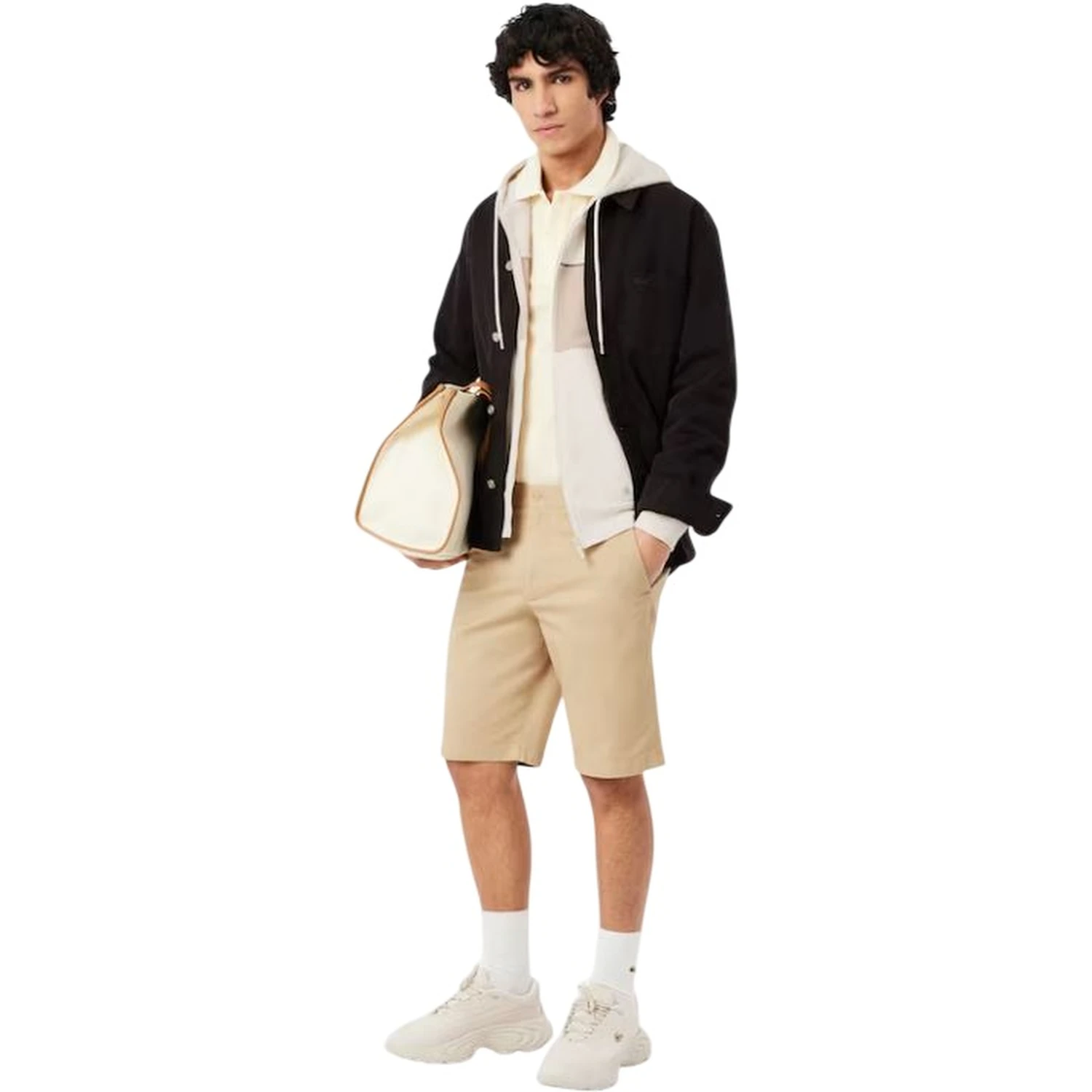 Lacoste Sweaters Cream