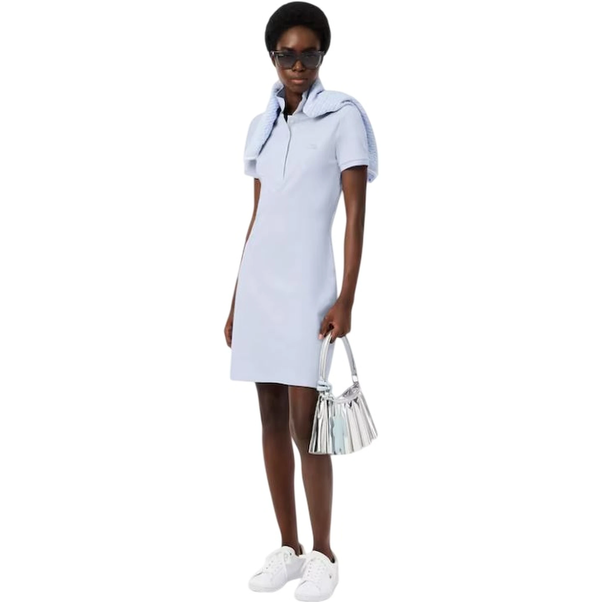 Lacoste Dresses Clear Blue