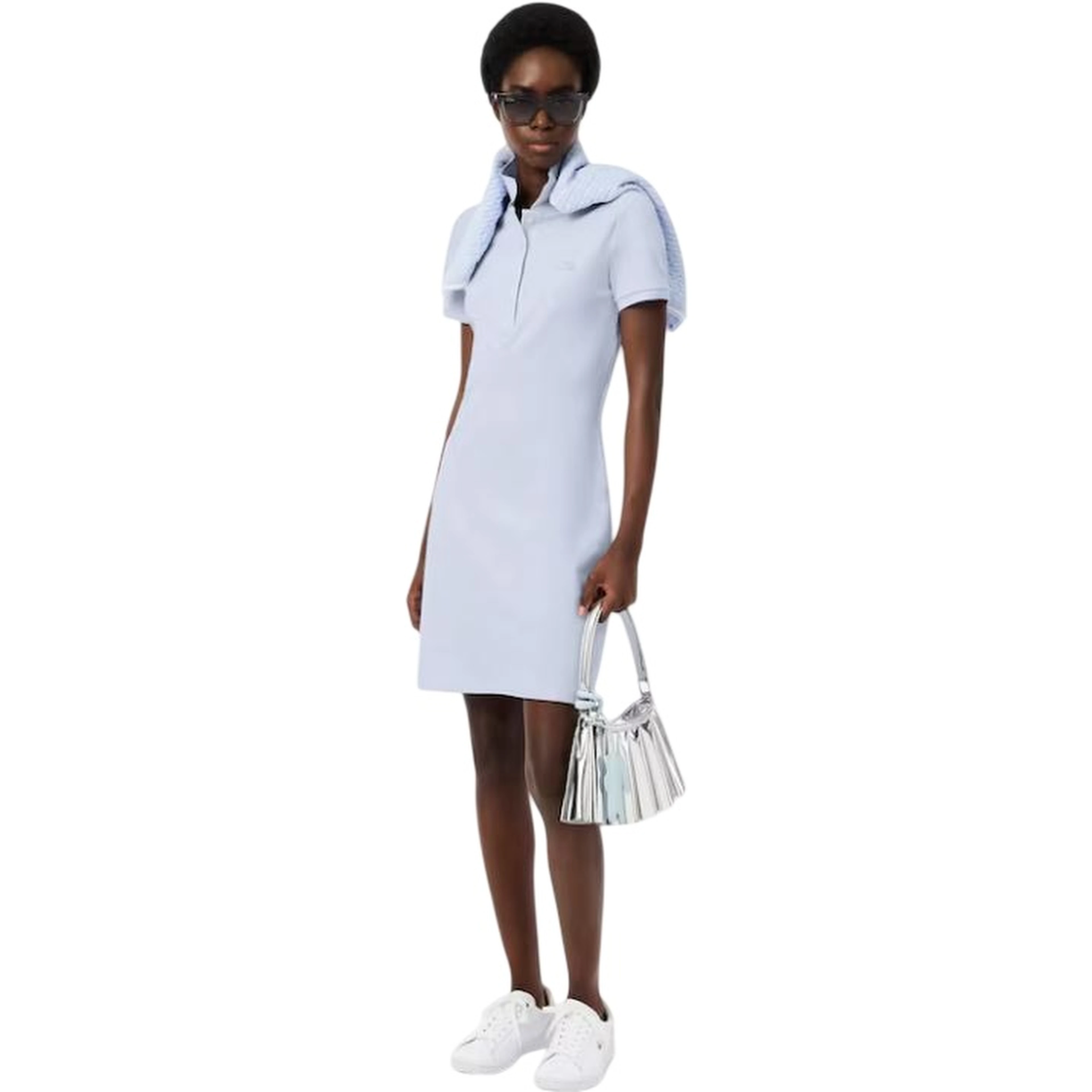 Lacoste Dresses Clear Blue