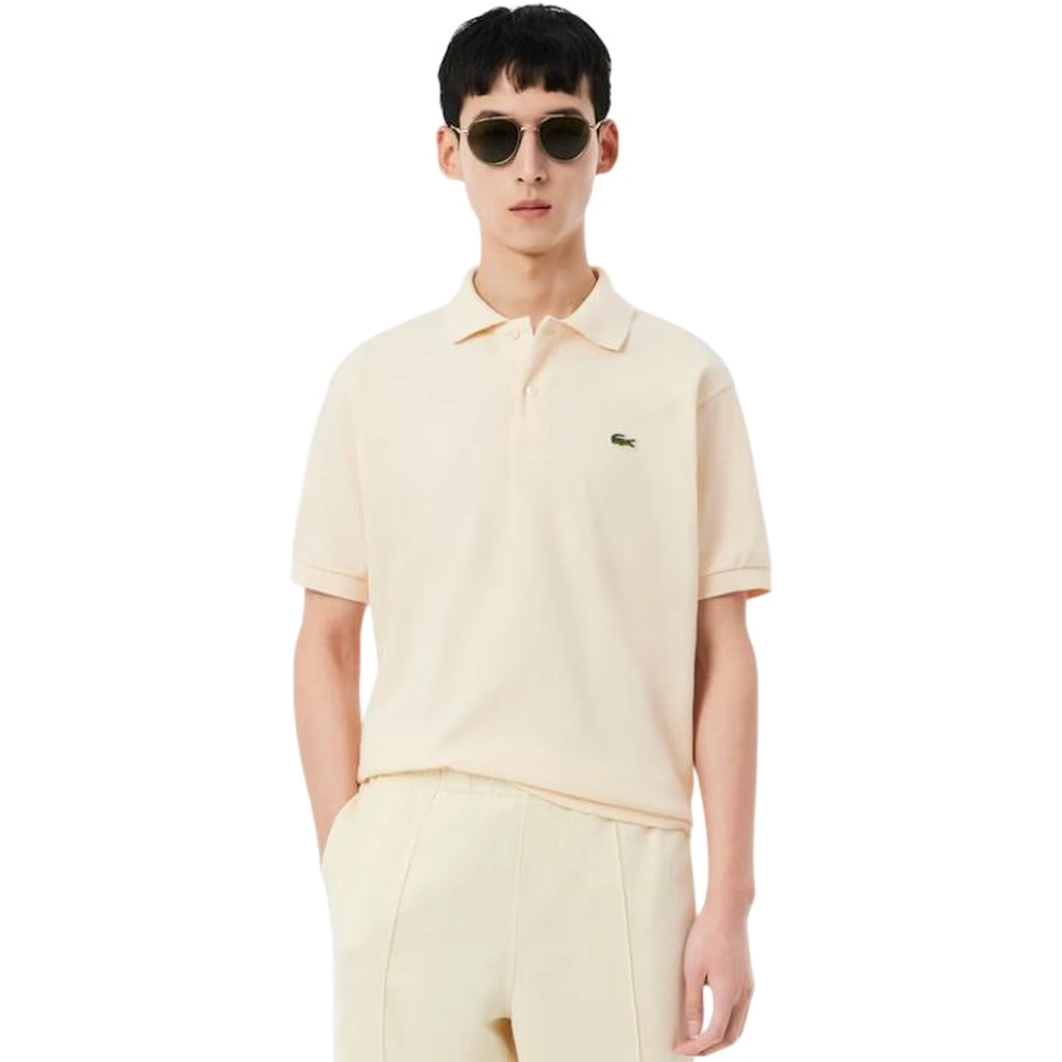 Lacoste T-shirts and Polos Cream