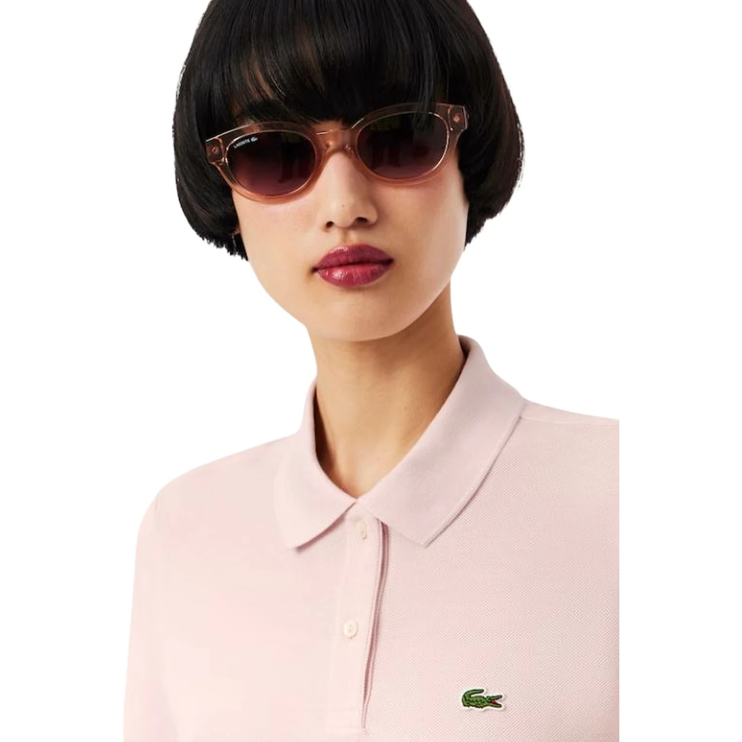 Lacoste T-shirts and Polos Pink
