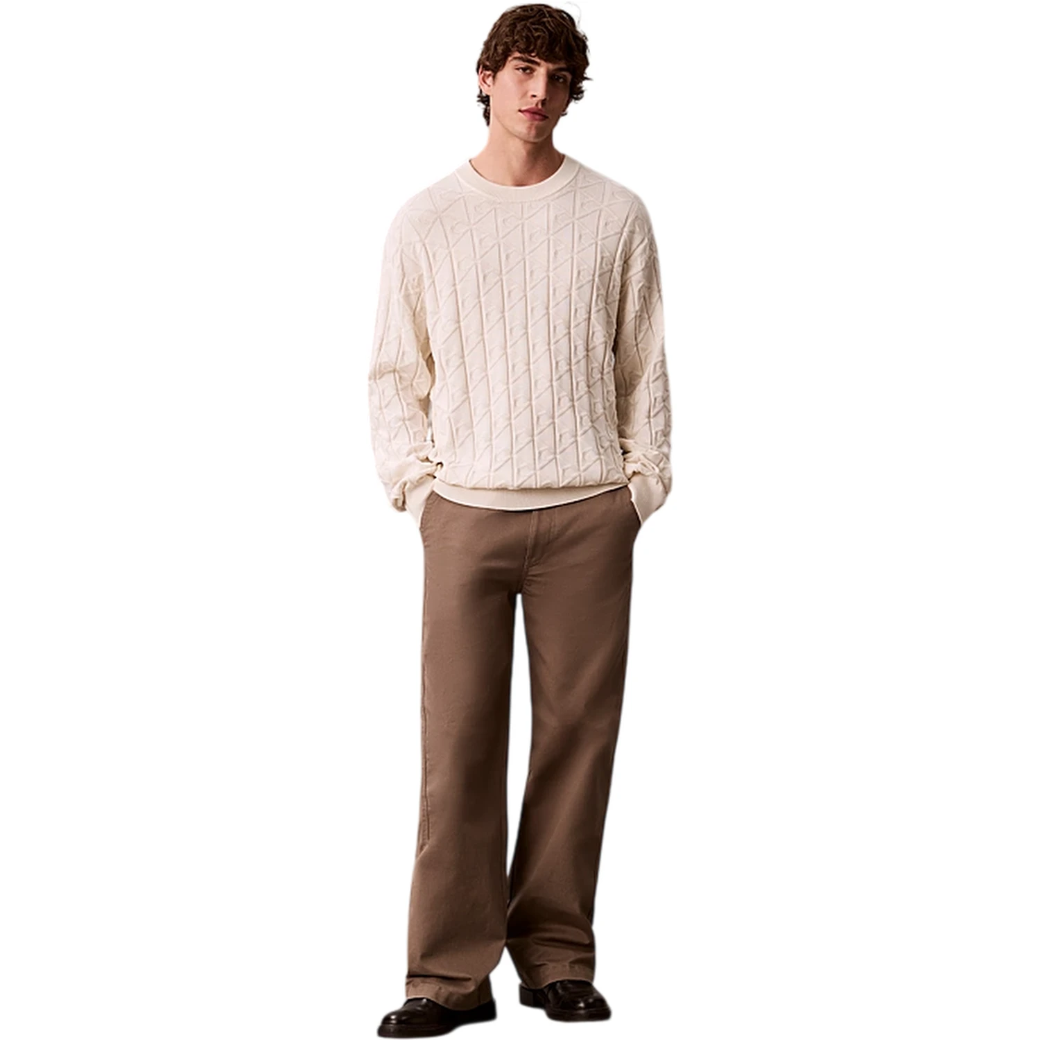 Calvin Klein Sweaters White