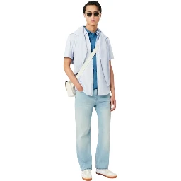 Lacoste T-shirts and Polos Blue