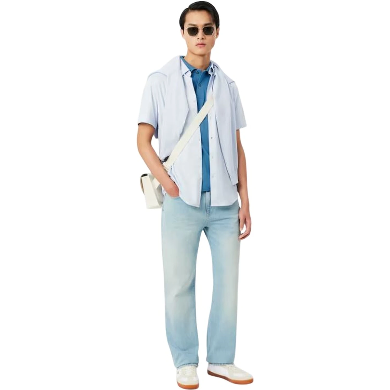 Lacoste T-shirts and Polos Blue