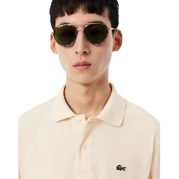 Lacoste T-shirts and Polos Cream